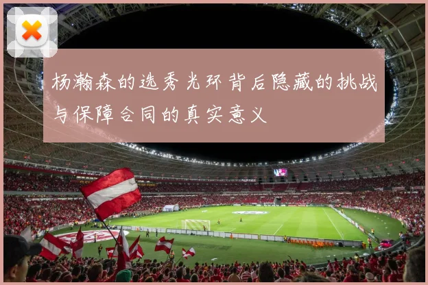 杨瀚森的选秀光环背后隐藏的挑战与保障合同的真实意义